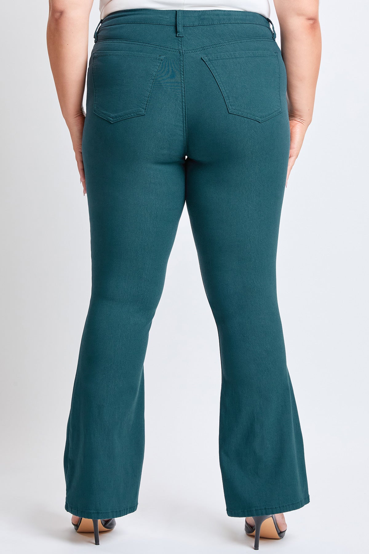 Women's Plus Hyperstretch Flare Pants YMI JEANS